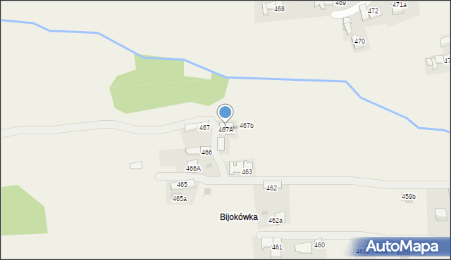 Lipnica Mała, Lipnica Mała, 467A, mapa Lipnica Mała