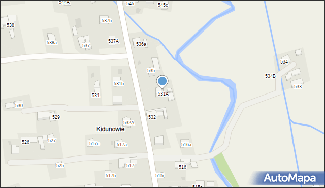 Lipnica Mała, Lipnica Mała, 531A, mapa Lipnica Mała