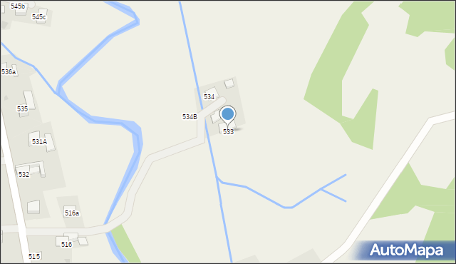 Lipnica Mała, Lipnica Mała, 533, mapa Lipnica Mała