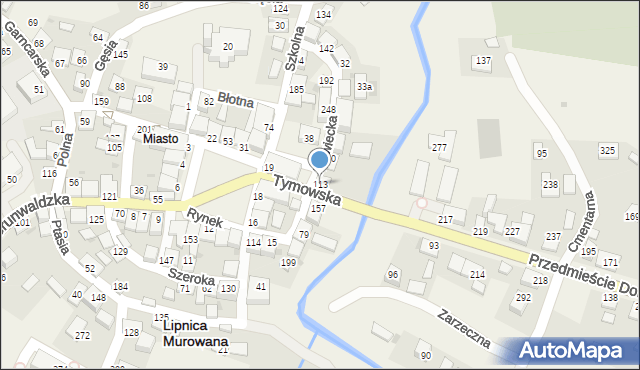 Lipnica Murowana, Lipnica Murowana, 113, mapa Lipnica Murowana