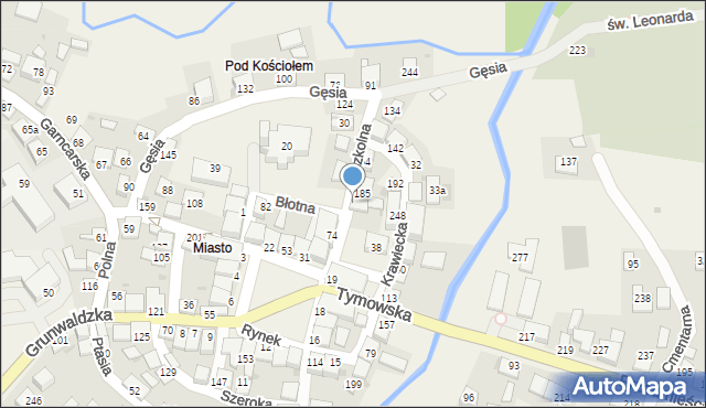 Lipnica Murowana, Lipnica Murowana, 29, mapa Lipnica Murowana