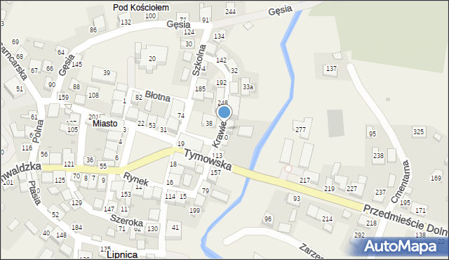 Lipnica Murowana, Lipnica Murowana, 75, mapa Lipnica Murowana