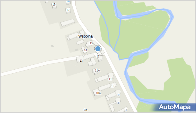 Lipnica Wielka, Lipnica Wielka, 12, mapa Lipnica Wielka