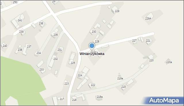 Lipnica Wielka, Lipnica Wielka, 226, mapa Lipnica Wielka