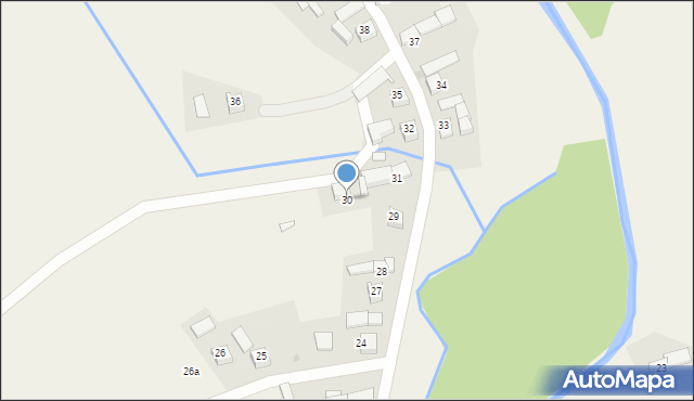 Lipnica Wielka, Lipnica Wielka, 30, mapa Lipnica Wielka