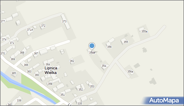 Lipnica Wielka, Lipnica Wielka, 354a, mapa Lipnica Wielka