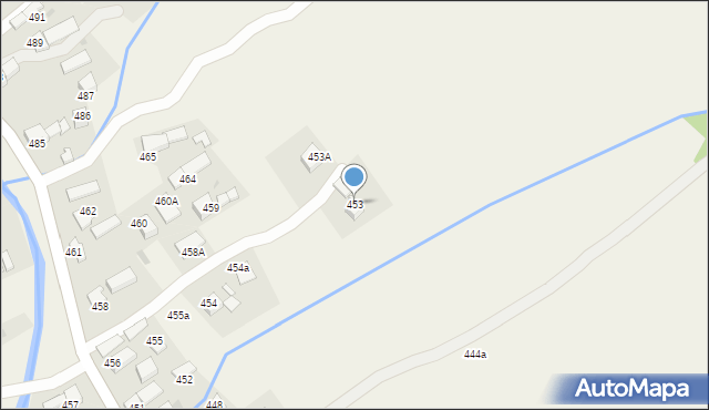 Lipnica Wielka, Lipnica Wielka, 453, mapa Lipnica Wielka