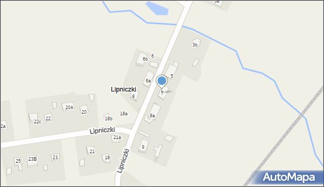 Lipniczki, Lipniczki, 7, mapa Lipniczki