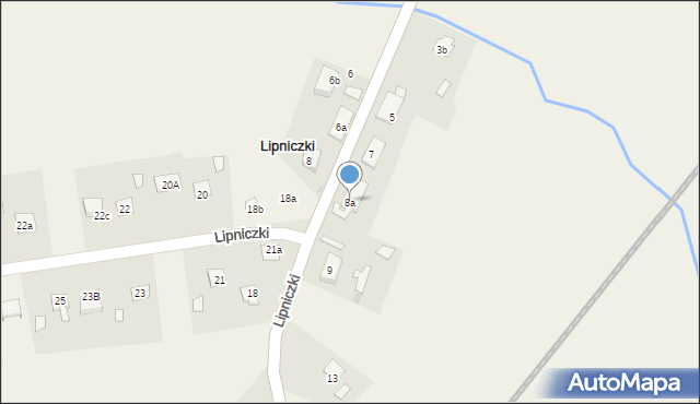 Lipniczki, Lipniczki, 8a, mapa Lipniczki