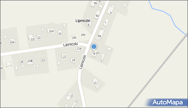 Lipniczki, Lipniczki, 9, mapa Lipniczki