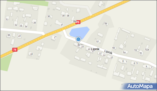 Lipnik, Lipnik, 16, mapa Lipnik