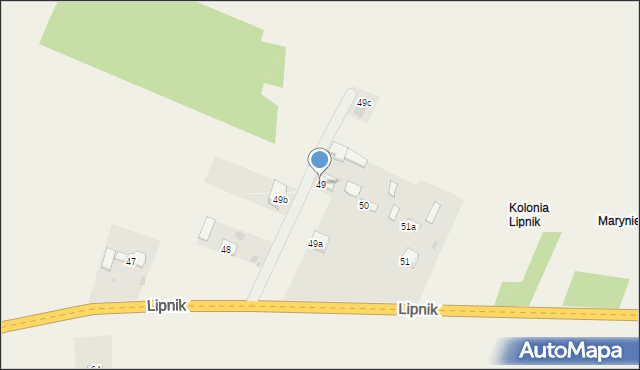 Lipnik, Lipnik, 49, mapa Lipnik