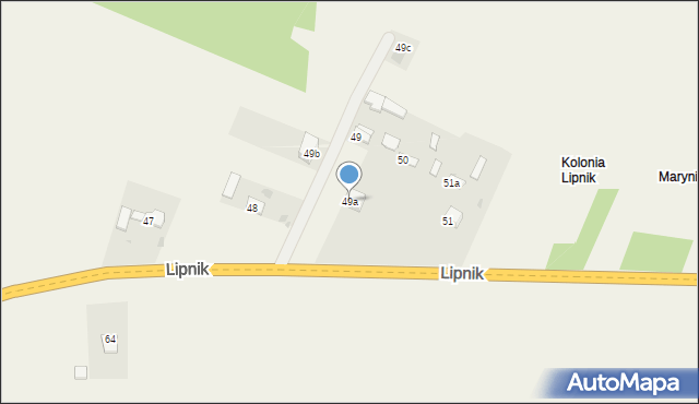 Lipnik, Lipnik, 49a, mapa Lipnik