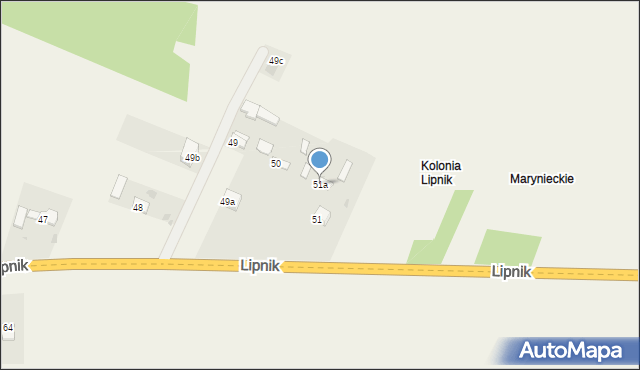 Lipnik, Lipnik, 51a, mapa Lipnik