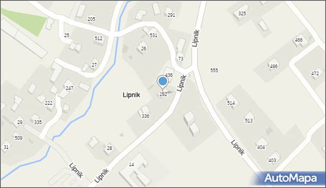 Lipnik, Lipnik, 292, mapa Lipnik