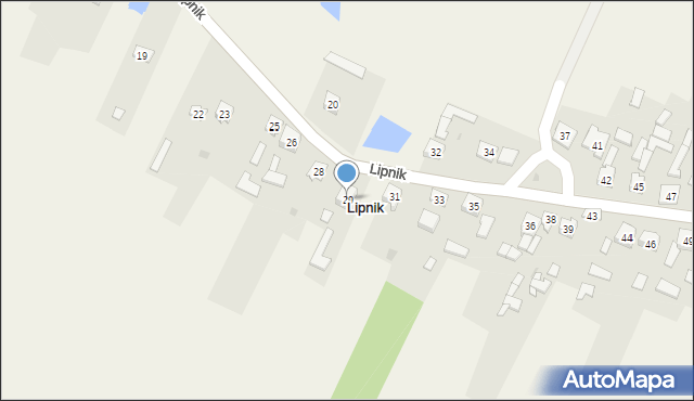 Lipnik, Lipnik, 29, mapa Lipnik