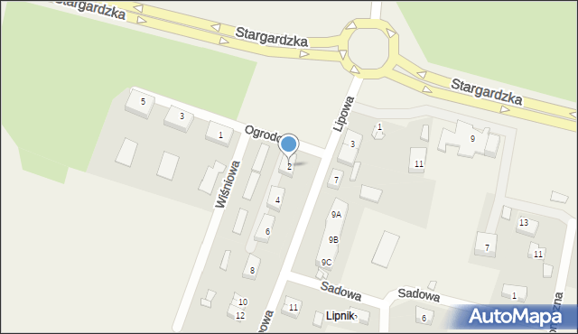 Lipnik, Lipowa, 2, mapa Lipnik