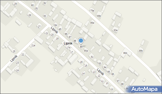 Lipnik, Lipnik, 90, mapa Lipnik