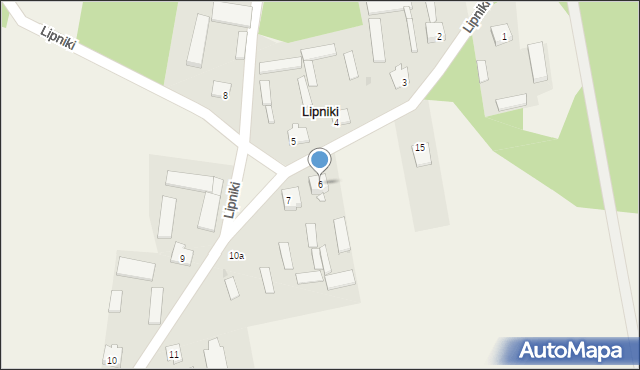 Lipniki, Lipniki, 6, mapa Lipniki