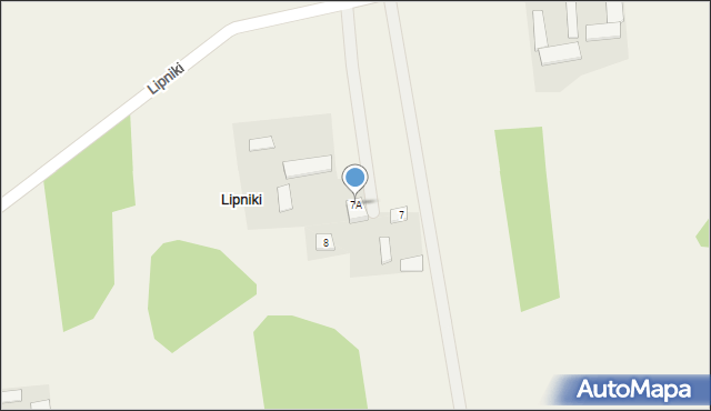 Lipniki, Lipniki, 7A, mapa Lipniki