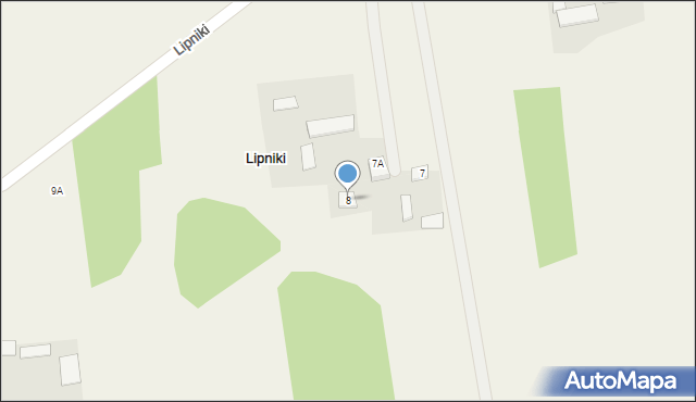 Lipniki, Lipniki, 8, mapa Lipniki