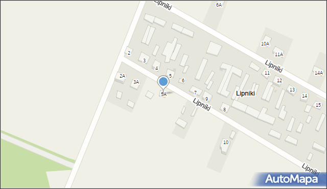 Lipniki, Lipniki, 5A, mapa Lipniki