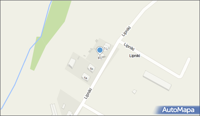 Lipniki, Lipniki, 8/1, mapa Lipniki