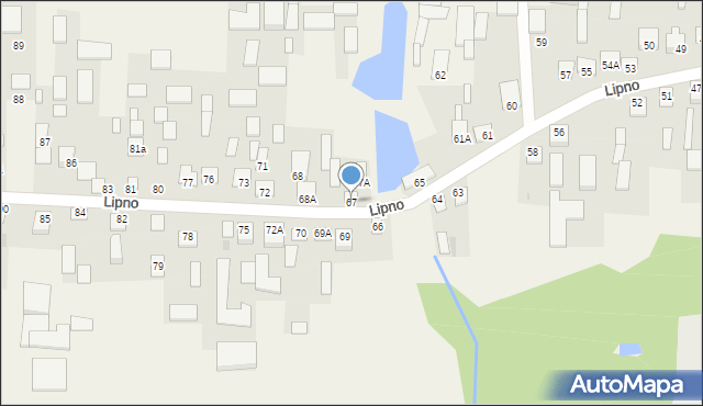 Lipno, Lipno, 67, mapa Lipno