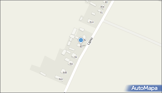 Lipno, Lipno, 83, mapa Lipno