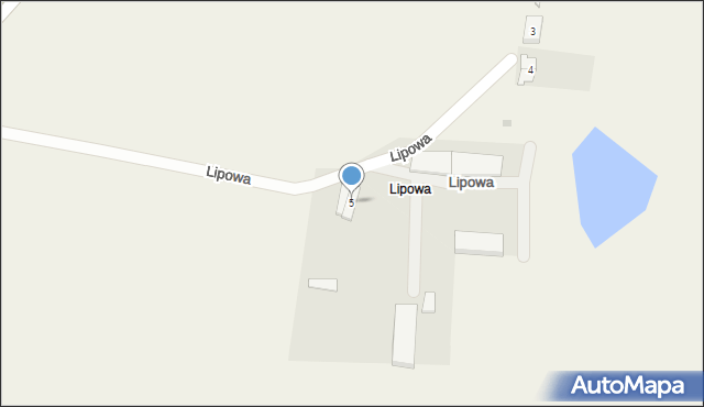 Lipowa, Lipowa, 5, mapa Lipowa