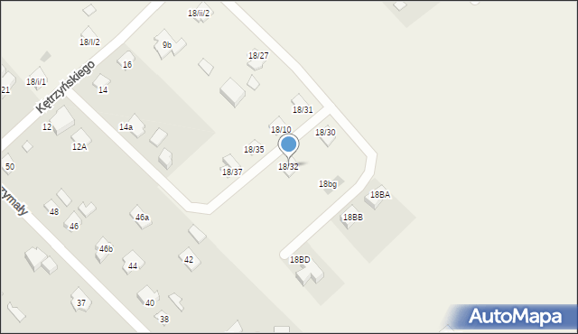 Lipowa Góra Wschodnia, Lipowa Góra Wschodnia, 18/32, mapa Lipowa Góra Wschodnia