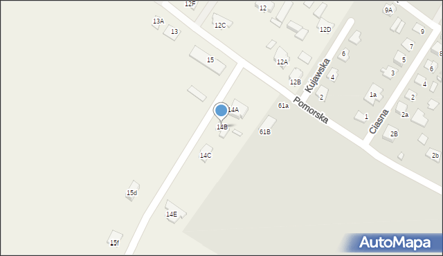 Lipowa Góra Zachodnia, Lipowa Góra Zachodnia, 14B, mapa Lipowa Góra Zachodnia