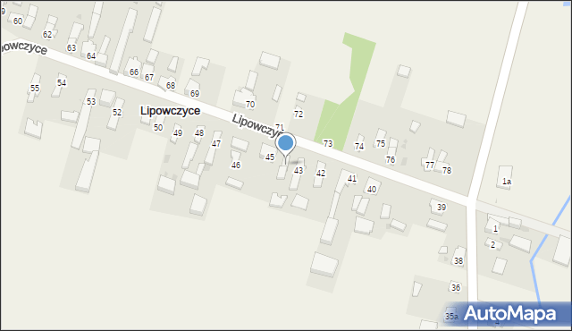 Lipowczyce, Lipowczyce, 44, mapa Lipowczyce