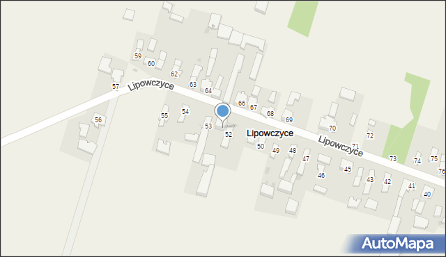 Lipowczyce, Lipowczyce, 53A, mapa Lipowczyce