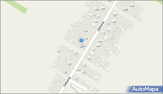 Lipowe Pole Plebańskie, Lipowe Pole Plebańskie, 120, mapa Lipowe Pole Plebańskie