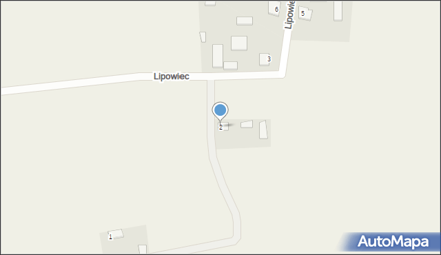 Lipowiec, Lipowiec, 2, mapa Lipowiec