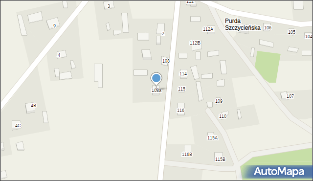 Lipowiec, Lipowiec, 108a, mapa Lipowiec