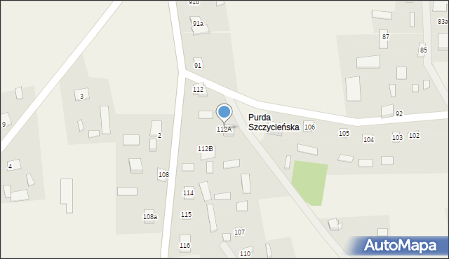 Lipowiec, Lipowiec, 112A, mapa Lipowiec