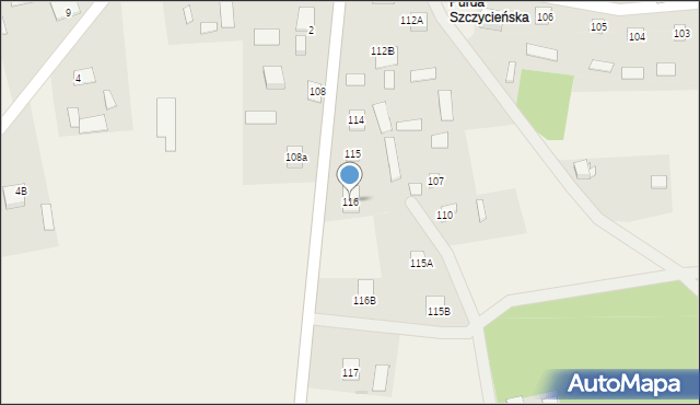 Lipowiec, Lipowiec, 116, mapa Lipowiec