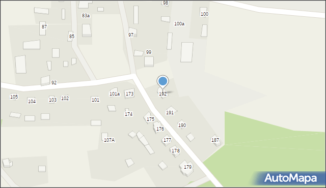 Lipowiec, Lipowiec, 192, mapa Lipowiec