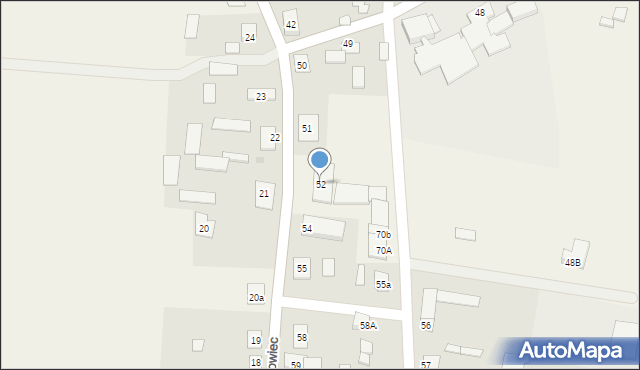 Lipowiec, Lipowiec, 52, mapa Lipowiec