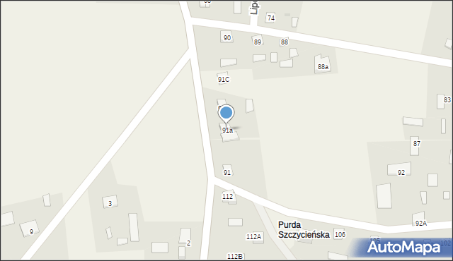 Lipowiec, Lipowiec, 91a, mapa Lipowiec