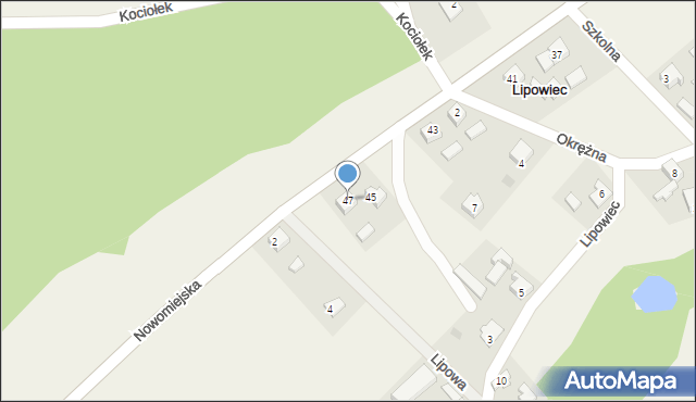 Lipowiec, Lipowiec, 30, mapa Lipowiec