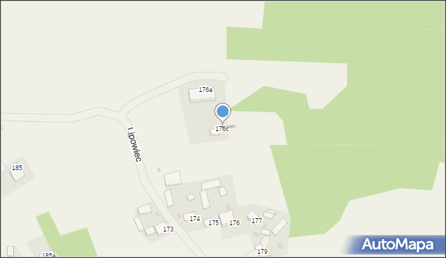 Lipowiec, Lipowiec, 176c, mapa Lipowiec