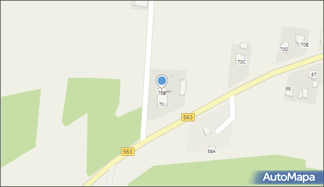 Lipowiec Kościelny, Lipowiec Kościelny, 70B, mapa Lipowiec Kościelny