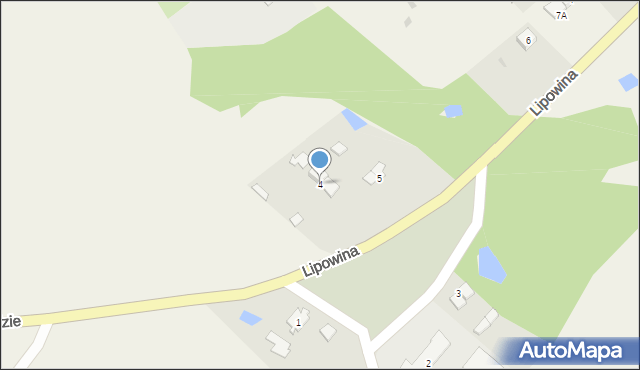 Lipowina, Lipowina, 4, mapa Lipowina