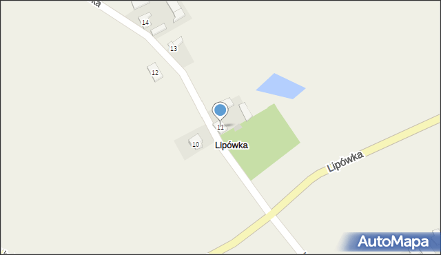 Lipówka, Lipówka, 11, mapa Lipówka