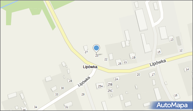 Lipówka, Lipówka, 23, mapa Lipówka