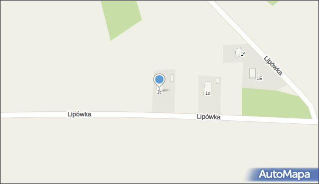 Lipówka, Lipówka, 1c, mapa Lipówka