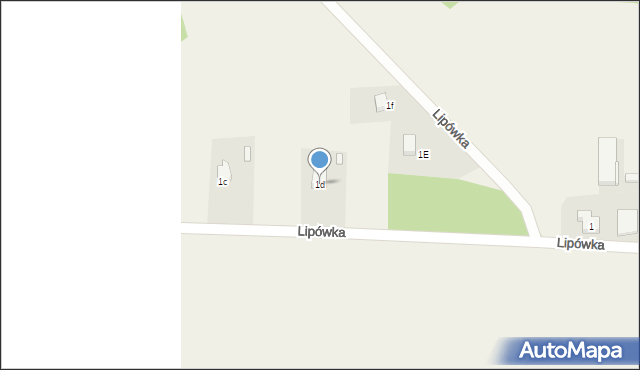 Lipówka, Lipówka, 1d, mapa Lipówka